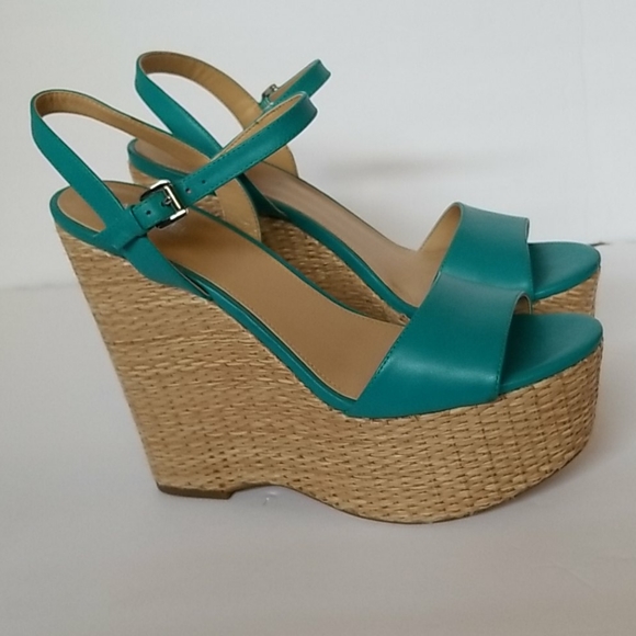 Michael Kors open toe wedges - Picture 6 of 12